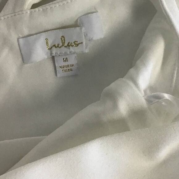 LULU'S SZ M Love Galore White Mermaid Maxi Bridal Wedding Formal Dress NEW B106 - Picture 7 of 10